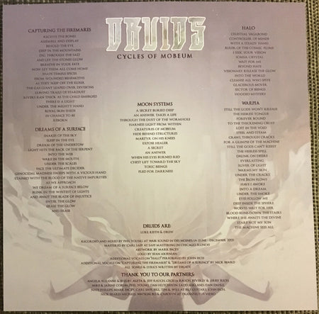 Druids : Cycles Of Mobeum (LP, Album, Ltd, Num)