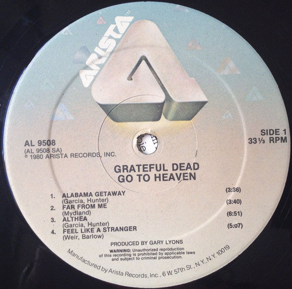 The Grateful Dead : Go To Heaven (LP, Album, Kee)