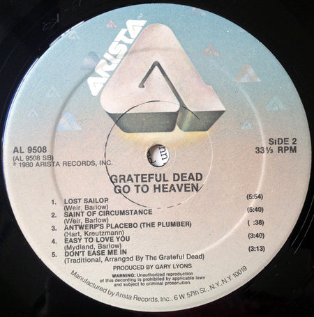 The Grateful Dead : Go To Heaven (LP, Album, Kee)