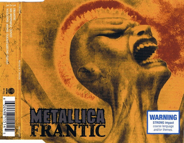 Metallica : Frantic (CD, Single, Yel)