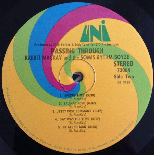 Rabbit MacKay & The Somis Rhythm Boyze : Passing Through (LP, Album)