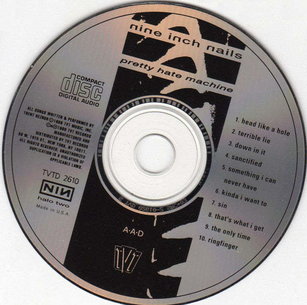 Nine Inch Nails : Pretty Hate Machine (CD, Album, Club, SRC)