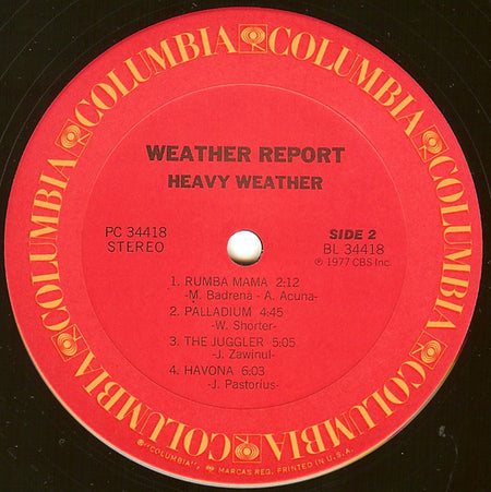 Weather Report : Heavy Weather (LP, Album, Ter)