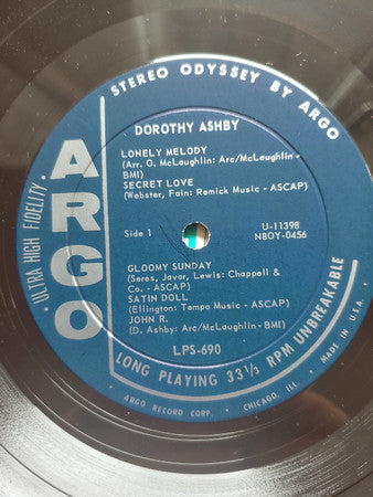 Dorothy Ashby : Dorothy Ashby (LP, Album)