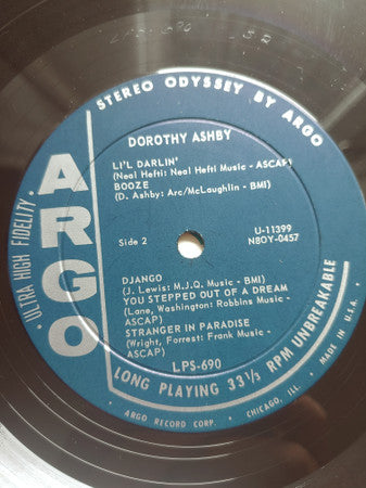 Dorothy Ashby : Dorothy Ashby (LP, Album)
