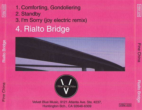 Fine China : Rialto Bridge (CD, EP)