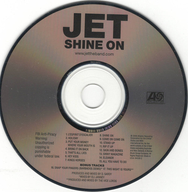 Jet (2) : Shine On (CD, Album, Bes)