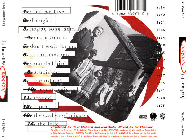Judybats : Full-Empty (CD, Album)