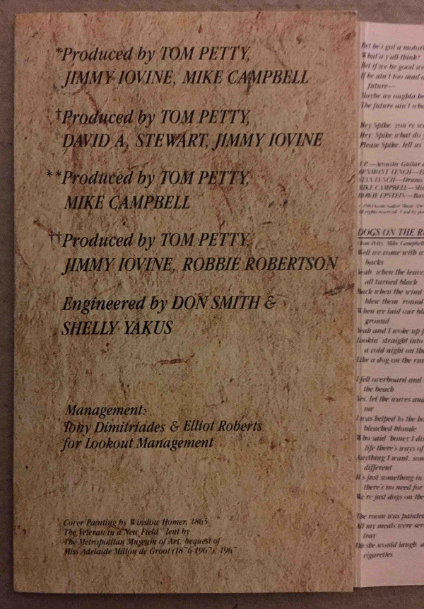 Tom Petty And The Heartbreakers : Southern Accents (Cass, Album)