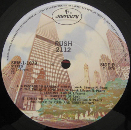 Rush : 2112 (LP, Album, RE, Gat)