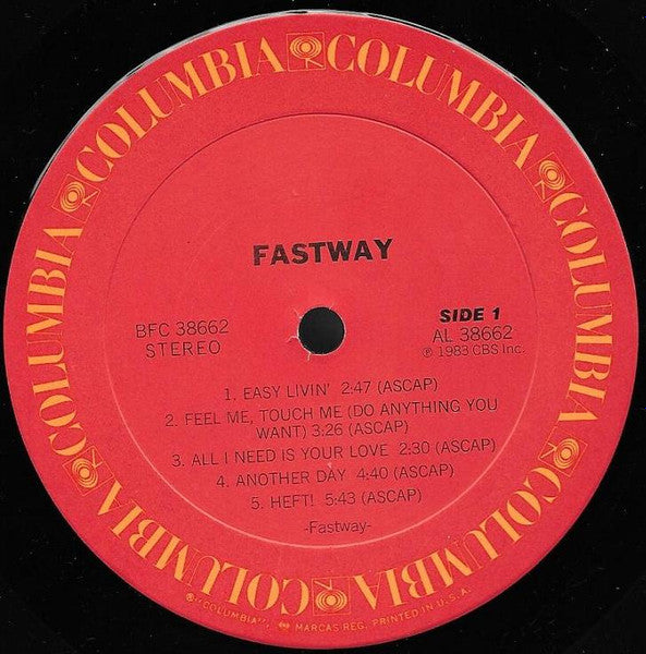 Fastway (2) : Fastway (LP, Album, Car)