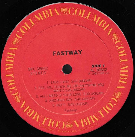 Fastway (2) : Fastway (LP, Album, Car)