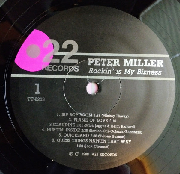 Peter Miller : Rockin' Is My Bizness (LP, Album)