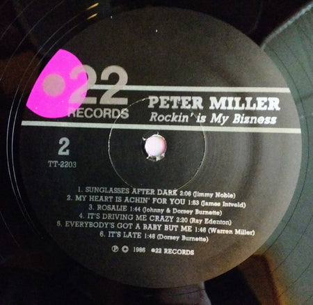 Peter Miller : Rockin' Is My Bizness (LP, Album)