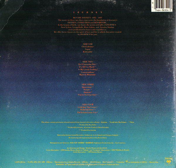 Journey : In The Beginning - 1975-1977 (2xLP, Comp, RM, Ter)