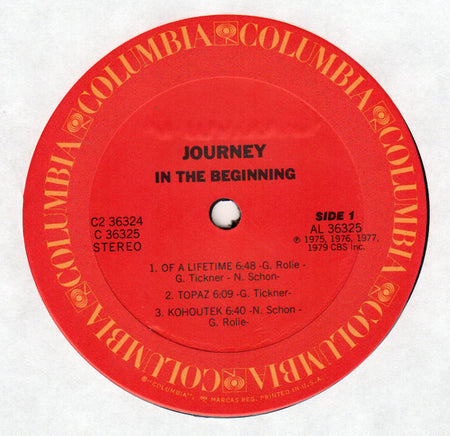Journey : In The Beginning - 1975-1977 (2xLP, Comp, RM, Ter)