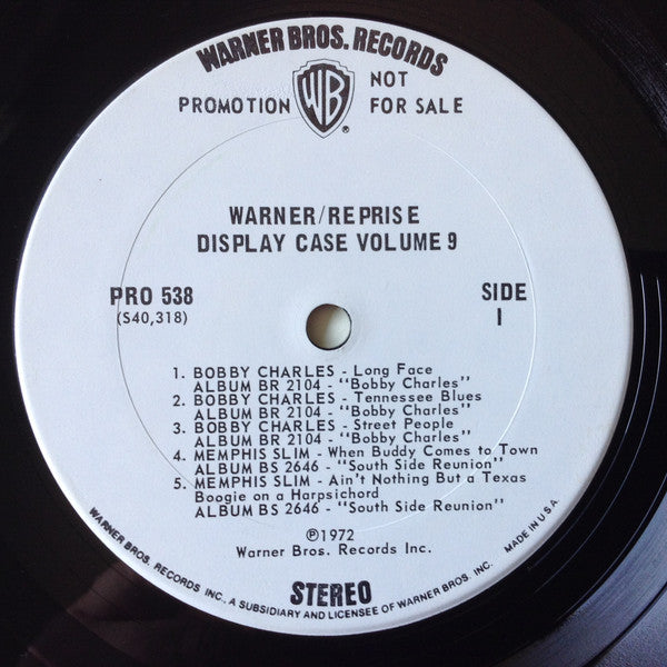 Various : Warner / Reprise Display Case Vol.9 (2xLP, Comp, Promo)