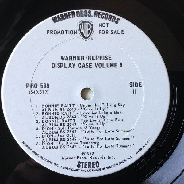 Various : Warner / Reprise Display Case Vol.9 (2xLP, Comp, Promo)