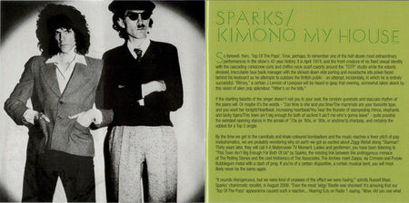 Sparks : Kimono My House (CD, Album, RE, RM)