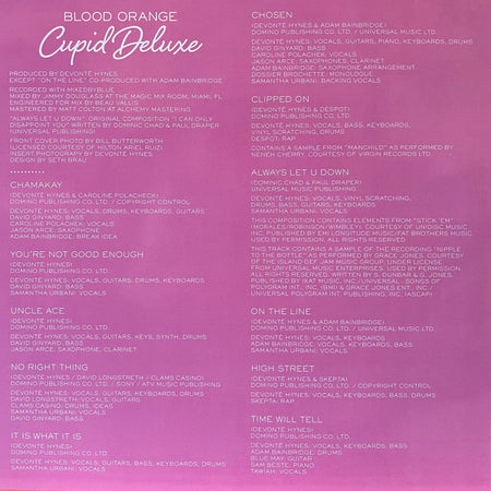 Blood Orange (2) : Cupid Deluxe (2xLP, Album, RE)