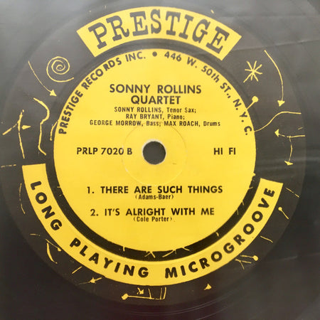 Sonny Rollins : Worktime (LP, Album, Mono, Gre)