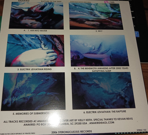 Anakrid : Rapture Of The Deep (LP, Album, Ltd, Num)
