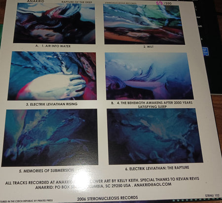 Anakrid : Rapture Of The Deep (LP, Album, Ltd, Num)