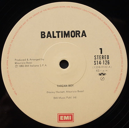 Baltimora : Tarzan Boy (12")