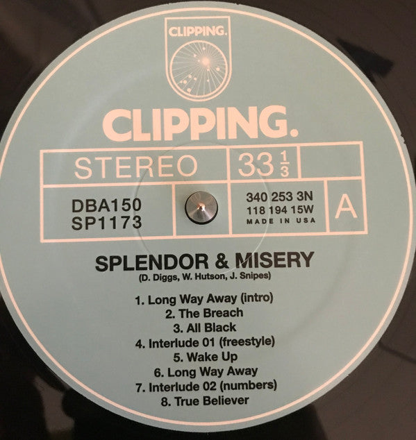 Clipping. : Splendor & Misery (LP, Album)