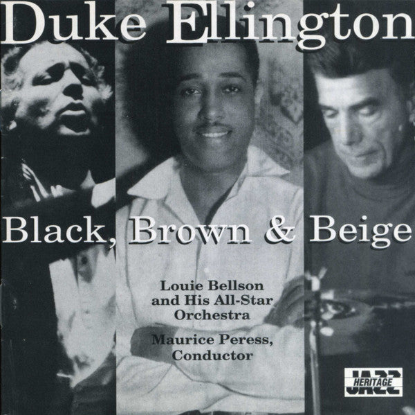 Louie Bellson & His All-Star Orchestra, Maurice Peress : Duke Ellington: Black, Brown & Beige (CD, Album, Club)