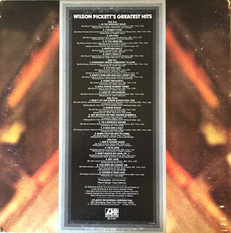 Wilson Pickett : Wilson Pickett's Greatest Hits (2xLP, Comp, RI )
