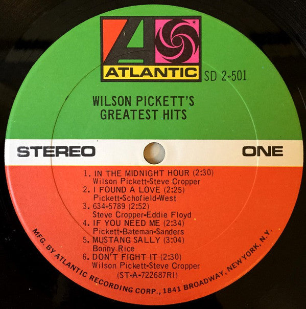 Wilson Pickett : Wilson Pickett's Greatest Hits (2xLP, Comp, RI )