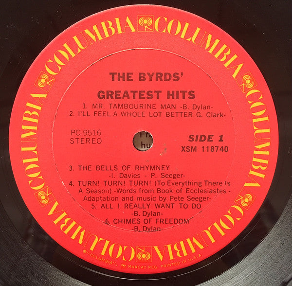 The Byrds : Greatest Hits (LP, Comp, RE)