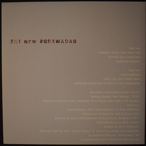 Coil : The New Backwards  (LP, Album, Ltd, RE, Red)