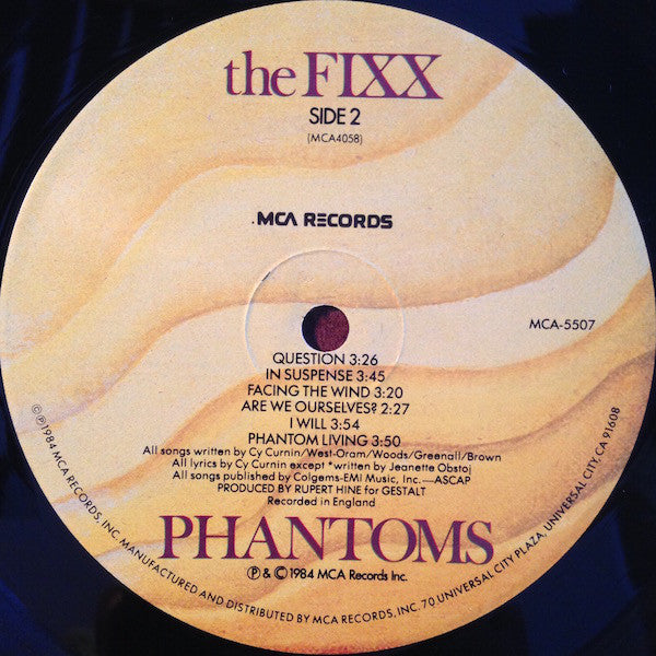 The Fixx : Phantoms (LP, Album, Pin)