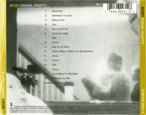 Moby : Animal Rights (CD, Album)