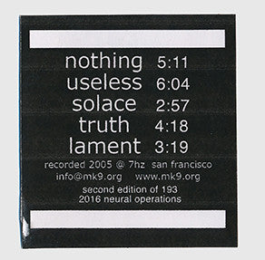 MK9 : Resist (CDr, Mini, Ltd, RE)