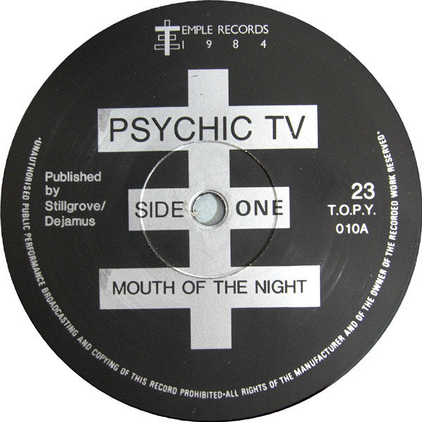 Psychic TV : Mouth Of The Night (LP, Album)