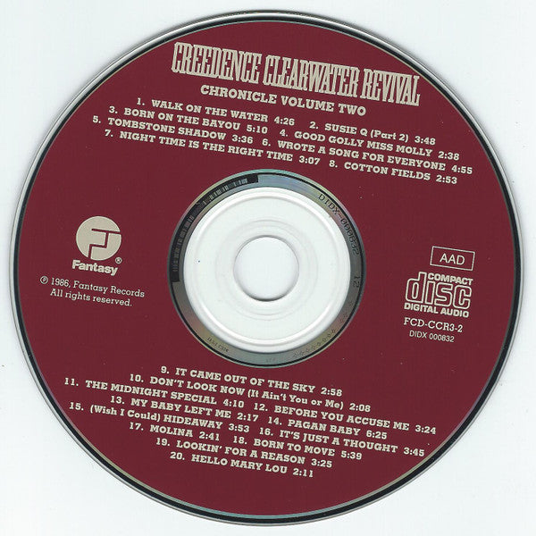 Creedence Clearwater Revival : Chronicle Volume Two (CD, Comp, RM)