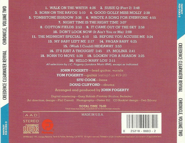 Creedence Clearwater Revival : Chronicle Volume Two (CD, Comp, RM)