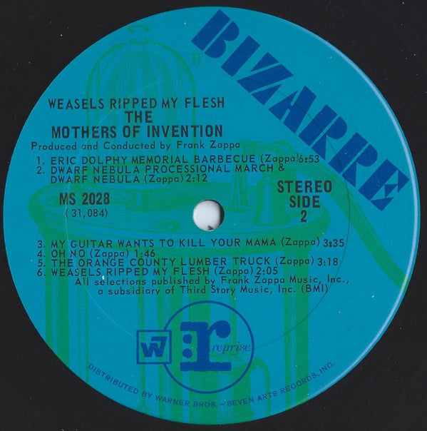 The Mothers Of Invention* : Weasels Ripped My Flesh (LP, Album, Ter)