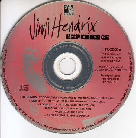 Jimi Hendrix : Experience (CD, Comp, RE)