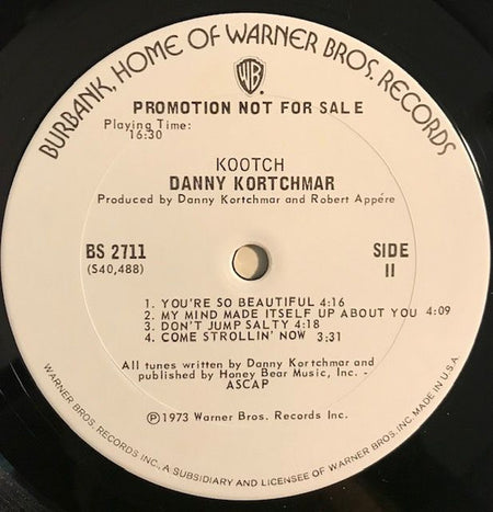 Danny Kortchmar : Kootch (LP, Album, Promo)