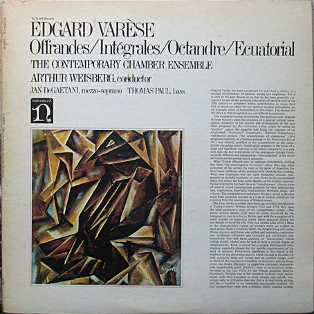 Edgard Varèse : Offrandes / Intégrales / Octandre / Ecuatorial (LP)