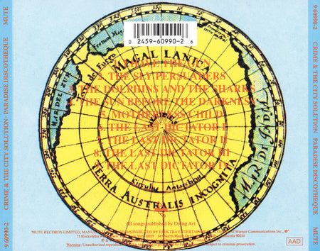 Crime & The City Solution : Paradise Discotheque (CD, Album)