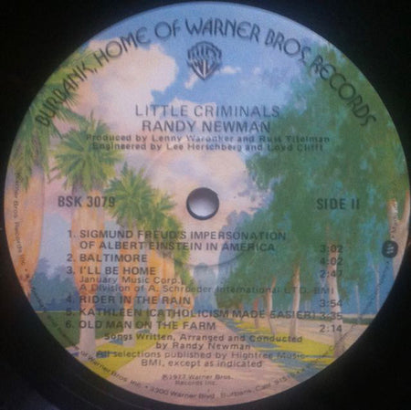 Randy Newman : Little Criminals (LP, Album)