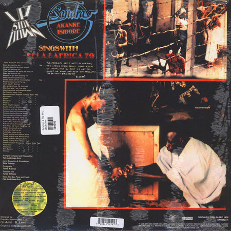 Sandra* Sings With Fela* & Africa 70 : Up Side Down (LP, Album, RE)