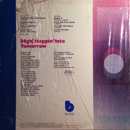 Donald Byrd : Stepping Into Tomorrow (LP, Album, Res)