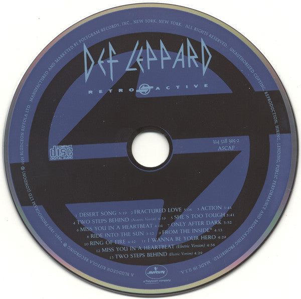 Def Leppard : Retro Active (CD, Album)