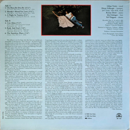 Lilian Terry With Dizzy Gillespie : Oo-Shoo-Be-Doo-Be ...Oo, Oo ...Oo, Oo (LP, Album)